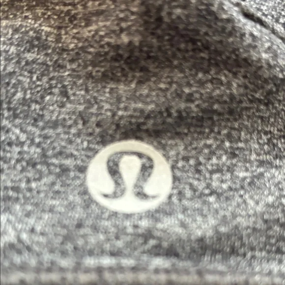 Lululemon Women's Charcoal Strappy Back Sports Bra with Red Bag Size 6 No Pads - Picture 5 of 8